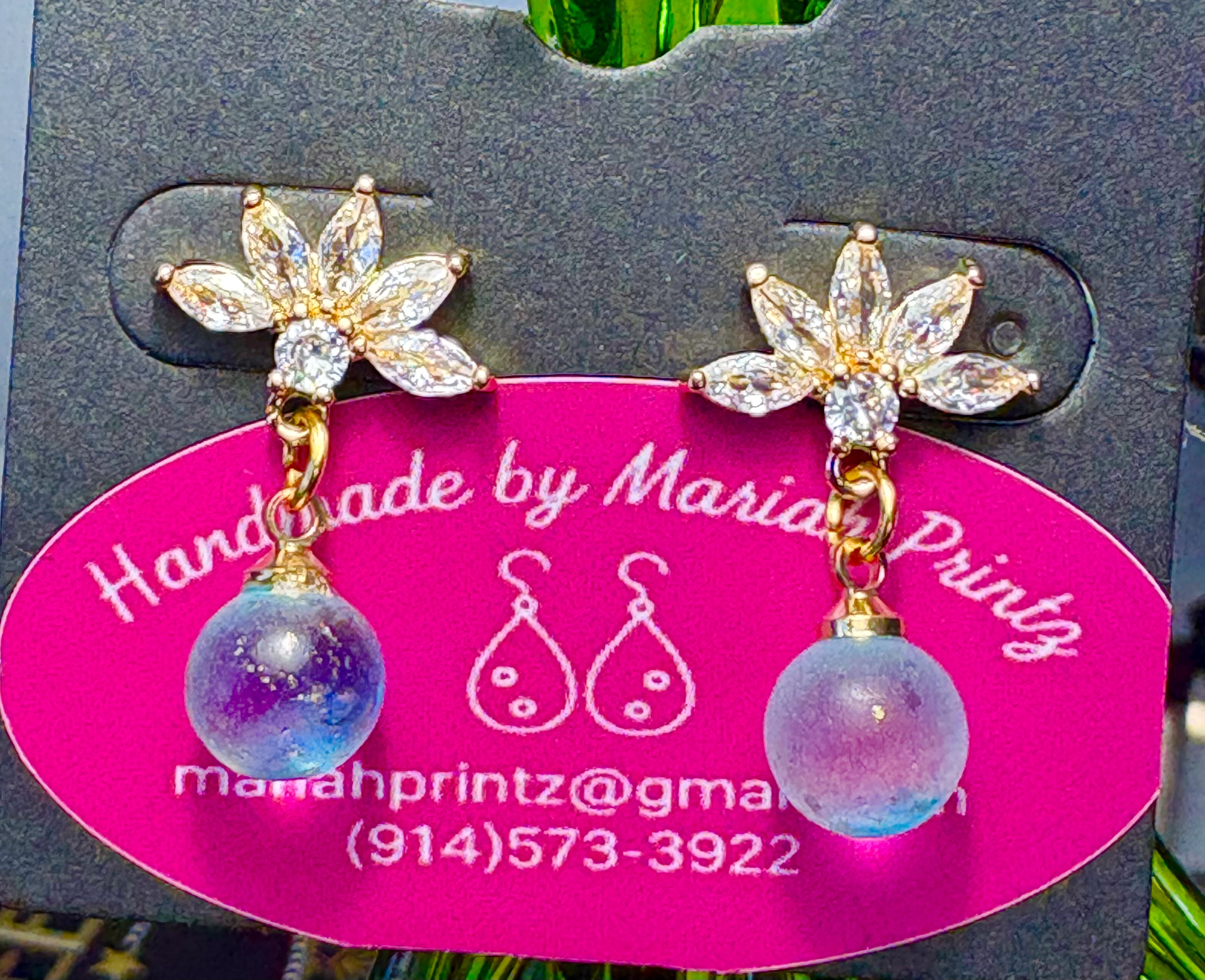 Sky Pearl Studs